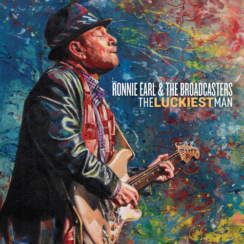 the album cover for Ronnie Earl & The Broadcasters - Luckiest Man