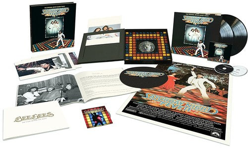 the album cover for Saturday Night Fever [Movie] - Saturday Night Fever (Original Movie Soundtrack) [Super Deluxe Box Set]
