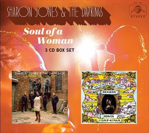 the album cover for Sharon Jones & The Dap-Kings - Soul Of A Woman [Deluxe 3CD]