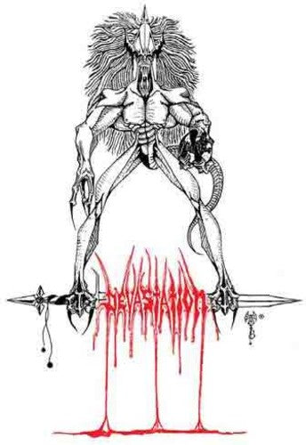 the album cover for Devastation - Dispensable Bloodshed
