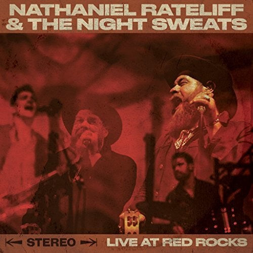 the album cover for Nathaniel Rateliff & The Night Sweats - Live At Red Rocks [2LP]