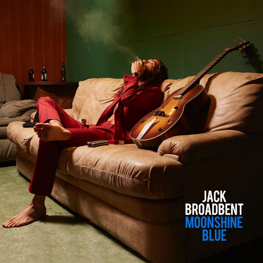 the album cover for Jack Broadbent - Moonshine Blue