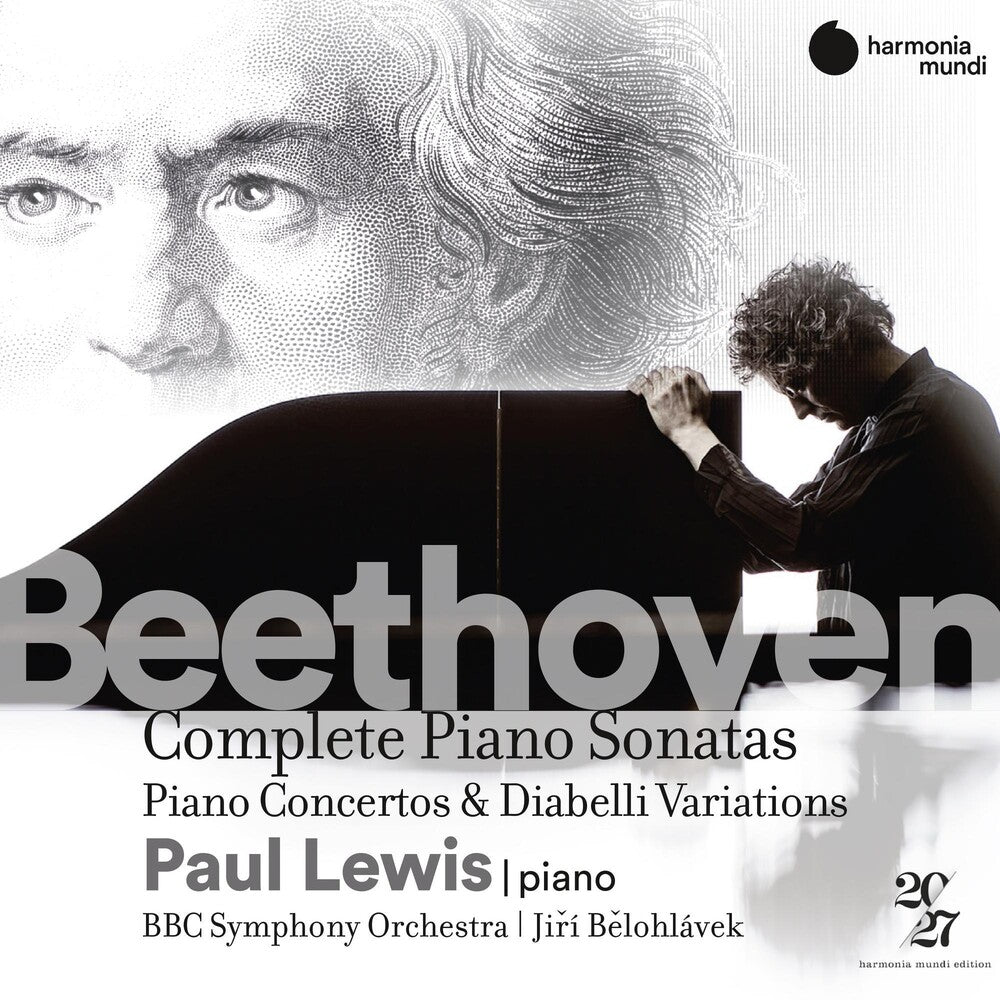 the album cover for Paul Lewis - Beethoven: Complete Sonatas & Piano Concertos