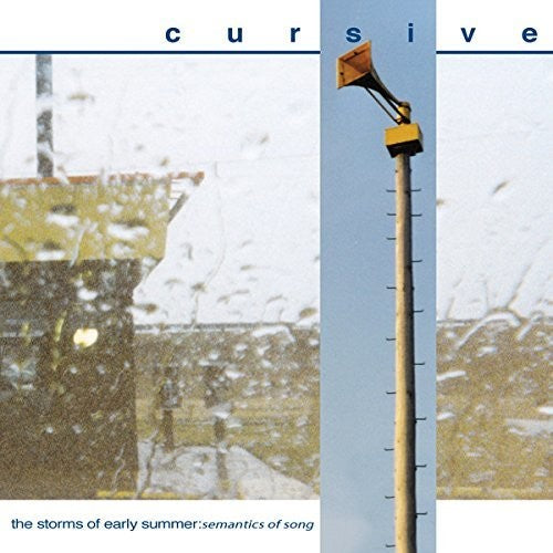 the album cover for Cursive - The Storms Of Early Summer: Semantics Of Song [Clear w/ Smoke LP]