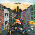 the album cover for Wiki - No Mountains In Manhattan