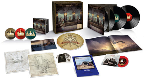 the album cover for Rush - A Farewell To Kings: 40th Anniversary Edition [Super Deluxe 3CD/Blu-ray Audio/4LP]