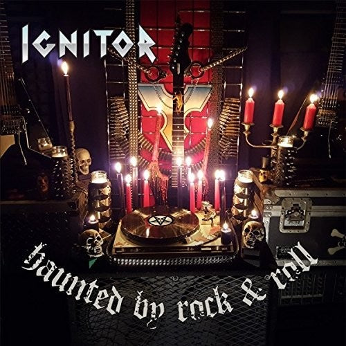 the album cover for Ignitor - Haunted By Rock & Roll