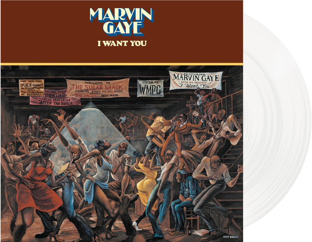 the album cover for Marvin Gaye - I Want You  [Import Limited Edition White LP]
