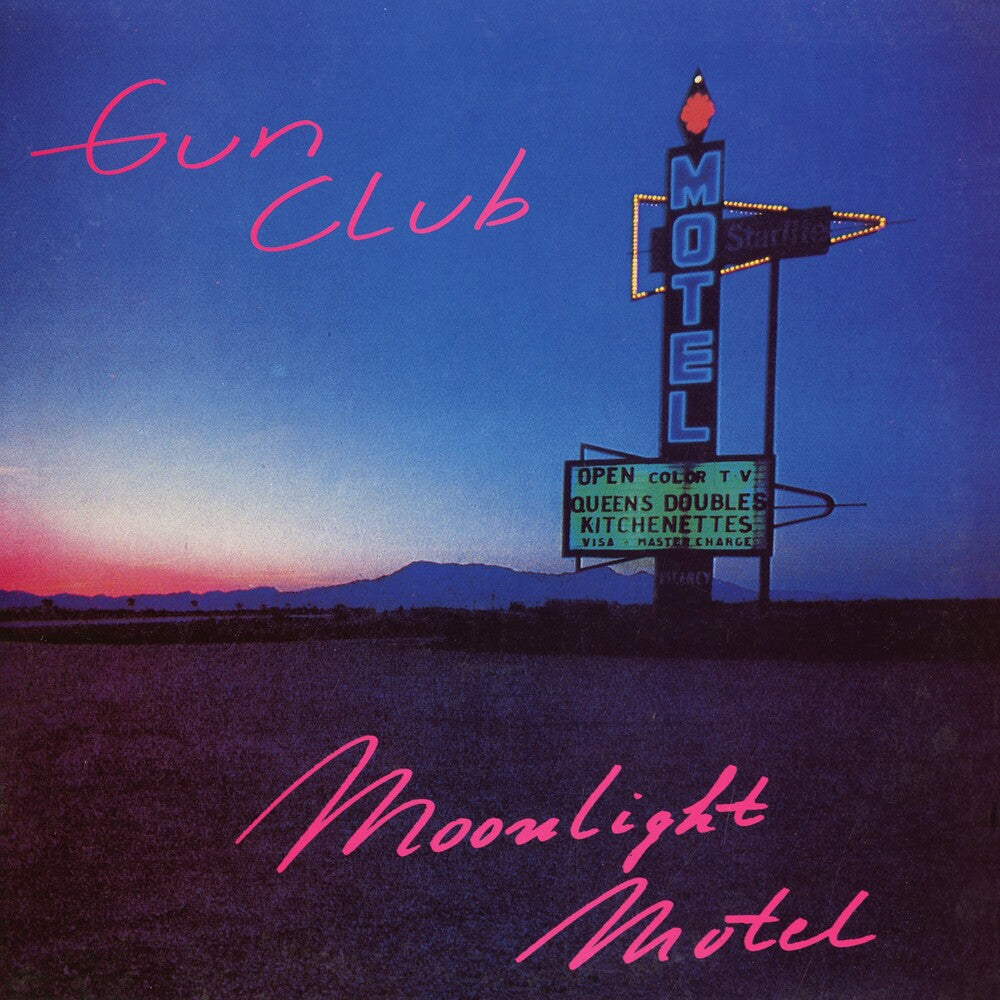 the album cover for The Gun Club - Moonlight Motel