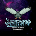 the album cover for Hawkwind - Space Chase 1980-1985