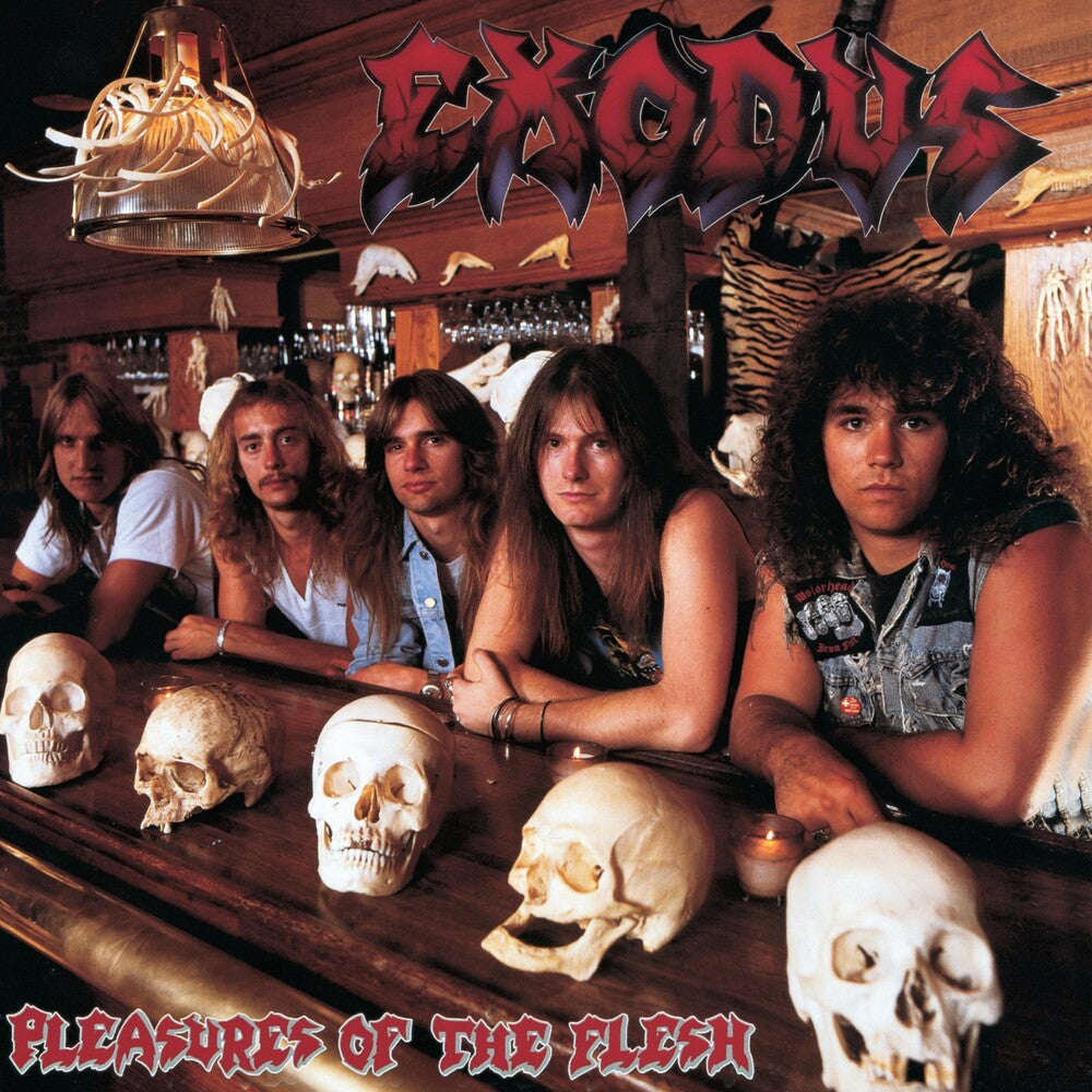 the album cover for Exodus - Pleasures Of The Flesh [LP]