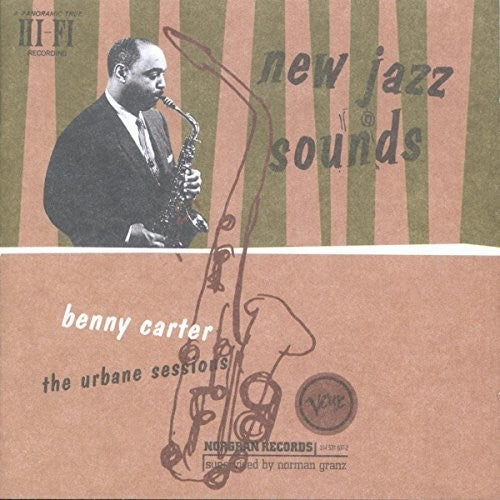 the album cover for Benny Carter / Gillespie,Dizzy - New Jazz Sounds (Bonus Track) [180 Gram] [Remastered] (Spa)