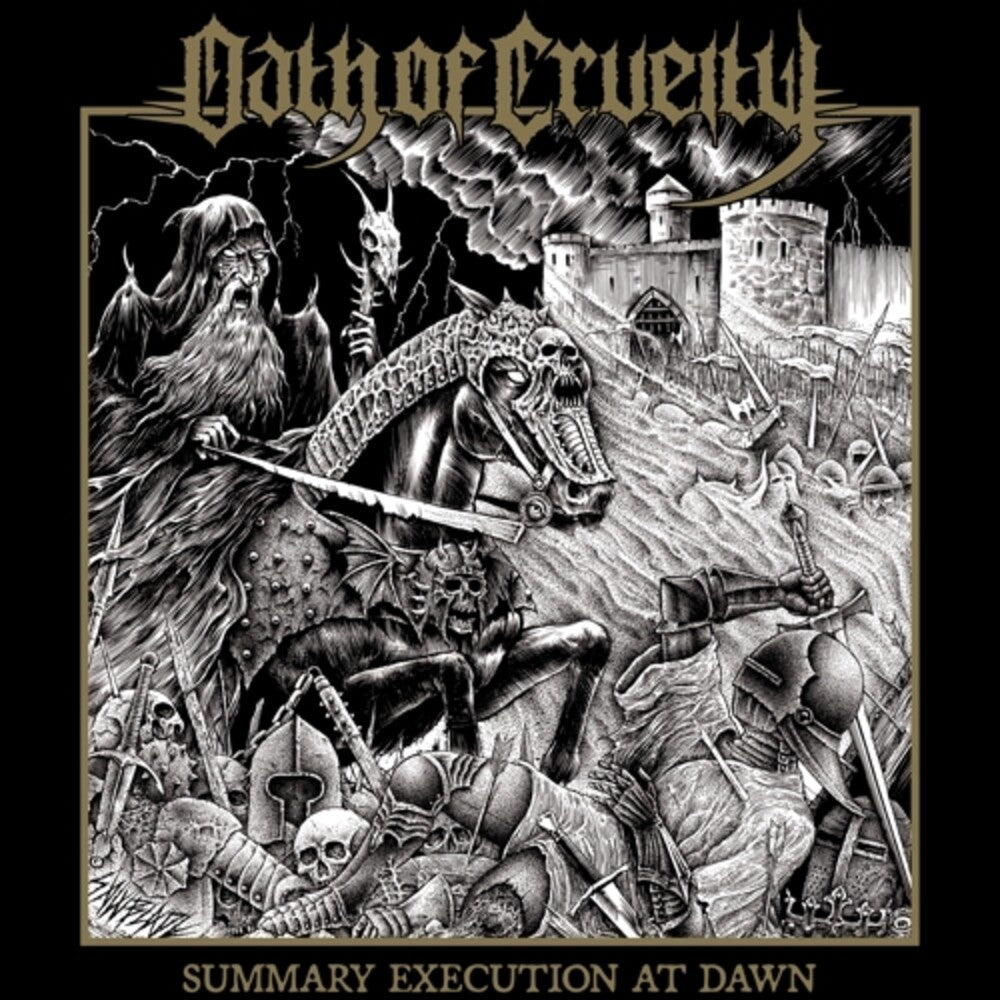the album cover for Oath Of Cruelty - Summary Execution At Dawn