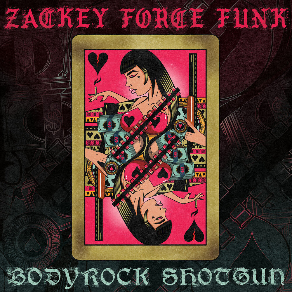 the album cover for Zackey Force Funk - Bodyrock Shotgun / El Mero Mero