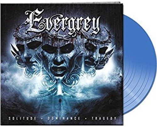 the album cover for Evergrey - Solitude Dominance Tragedy (Blue) [Clear Vinyl] (Gate)