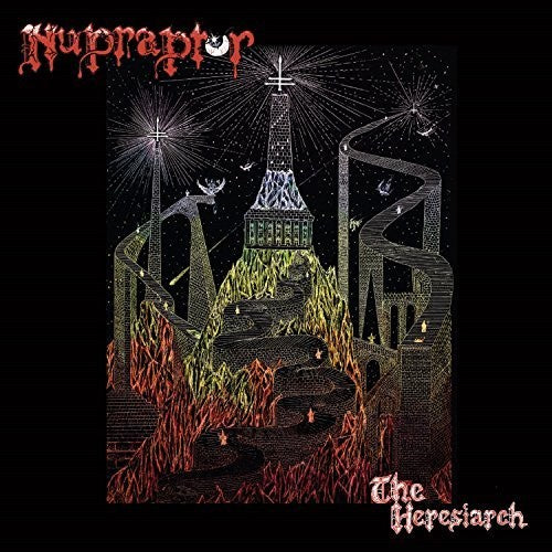 the album cover for Nupraptor - The Heresiarch
