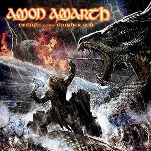 the album cover for Amon Amarth - Twilight Of The Thunder God (Blk) [Colored Vinyl] [180 Gram]