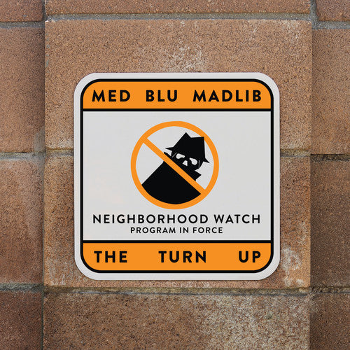 the album cover for Med / Blu / Madlib - Turn Up