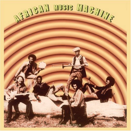 the album cover for African Music Machine - Black Water Gold