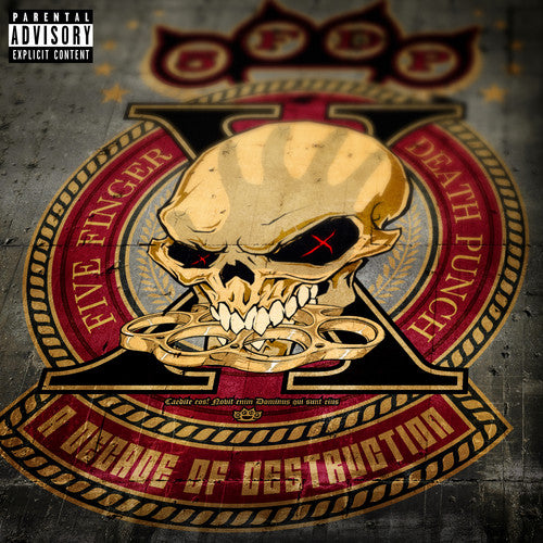 the album cover for Five Finger Death Punch - A Decade Of Destruction