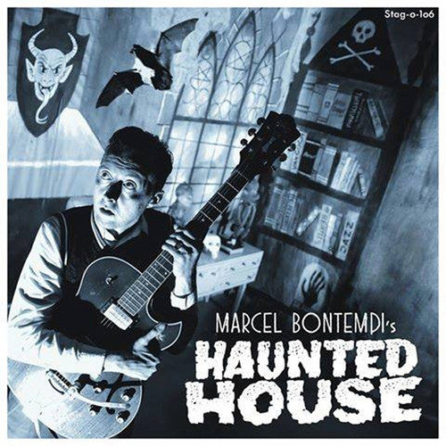 the album cover for Marcel Bontempi - Haunted House