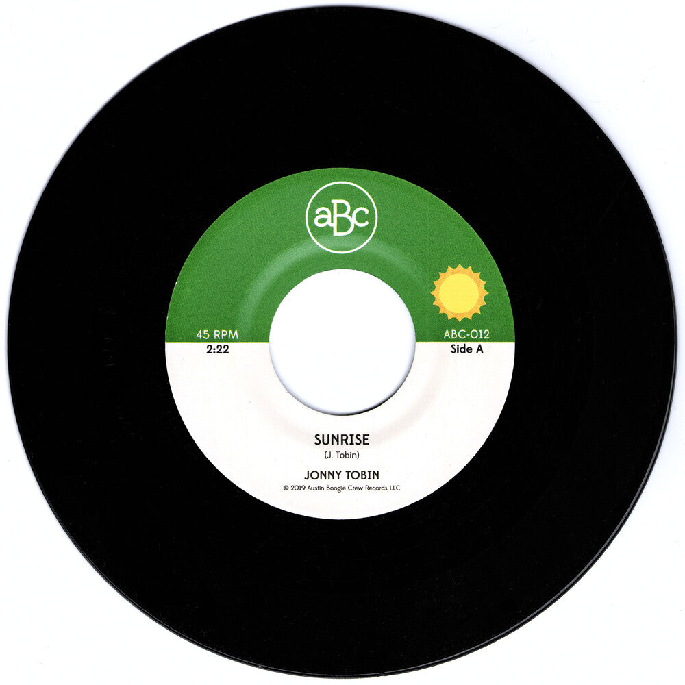 the album cover for Jonny Tobin - Sunrise / Super Genesis