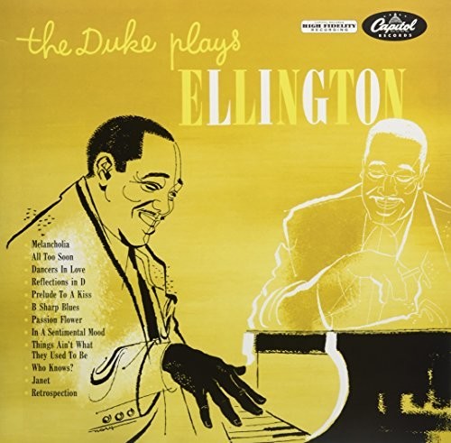 the album cover for Duke Ellington - The Duke Plays Ellington [LP]
