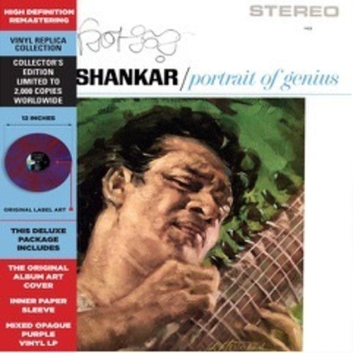 the album cover for Ravi Shankar - Portrait Of Genius