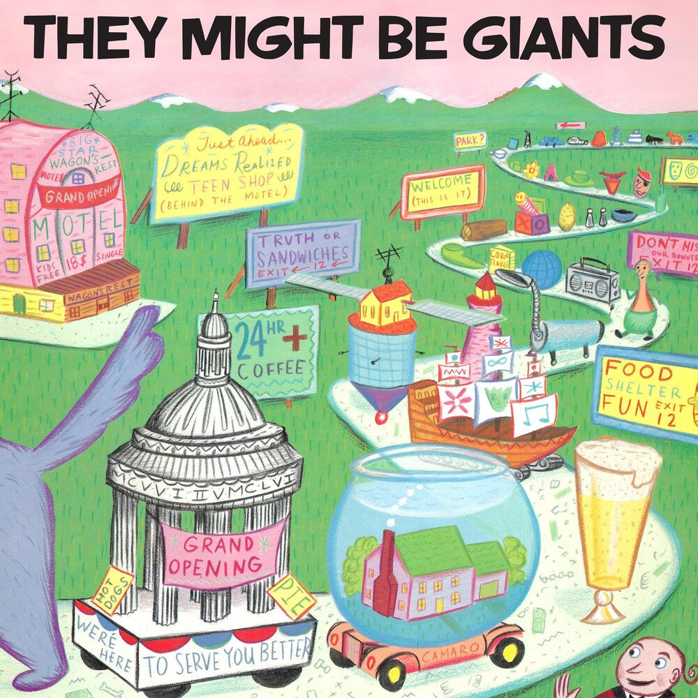 the album cover for They Might Be Giants - They Might Be Giants