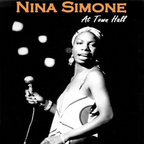 the album cover for Nina Simone - At Town Hall