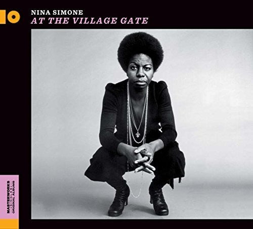the album cover for Nina Simone - At The Village Gate