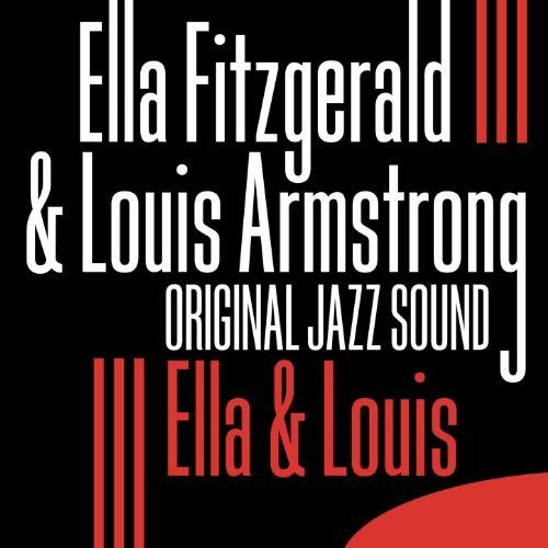 the album cover for Ella Fitzgerald & Louis Armstrong - Ella & Louis