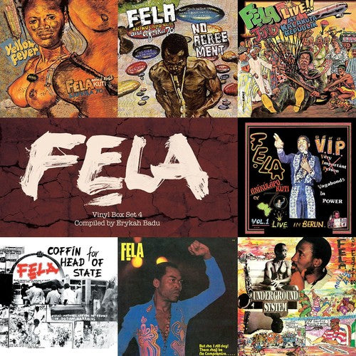 the album cover for Fela Kuti - Vinyl Box Set 4 Compiled By Erykah Badu [LP Box Set]