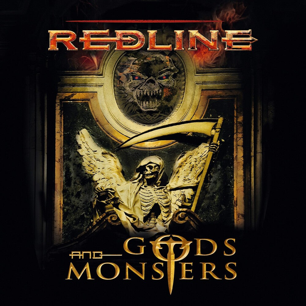 the album cover for Redline - Gods And Monsters