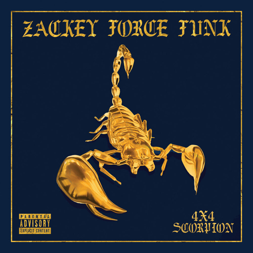 the album cover for Zackey Force Funk - 4x4 Scorpion
