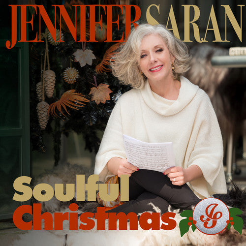 the album cover for Jennifer Saran - Soulful Christmas