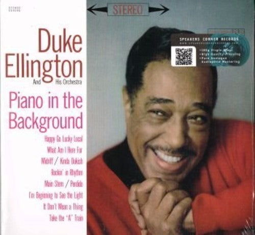 the album cover for Duke Ellington - Piano In The Background [LP]