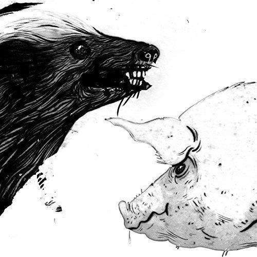 the album cover for Clark - Honey Badger / Pig [Vinyl Single]