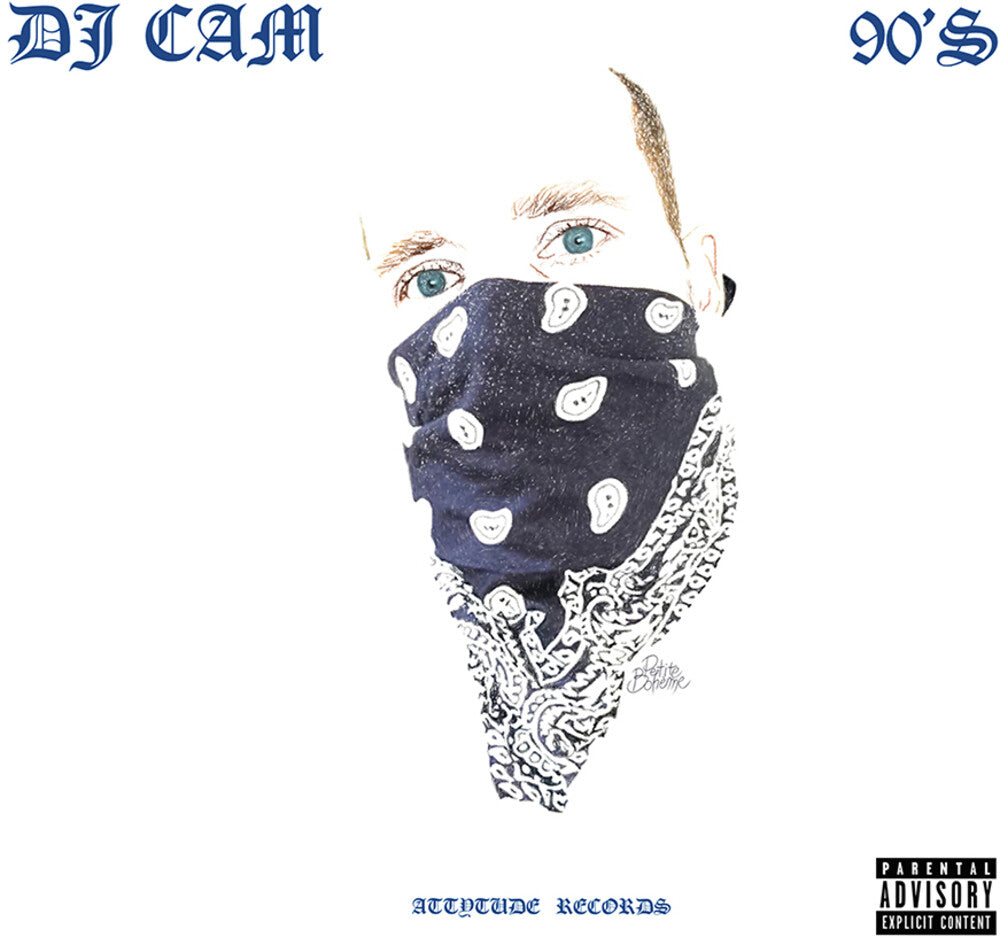 the album cover for DJ Cam - 90s