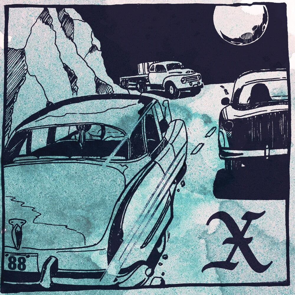 the album cover for X - Delta 88 Nightmare / Cyrano Deberger's Back [Vinyl Single]
