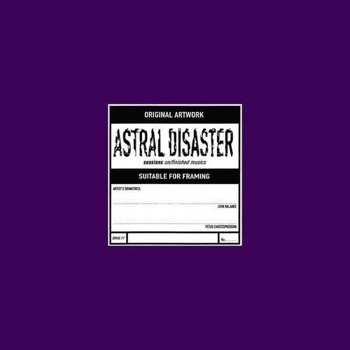 the album cover for Coil - Astral Disaster Sessions Un / Finished Musics [Vinyl Single]