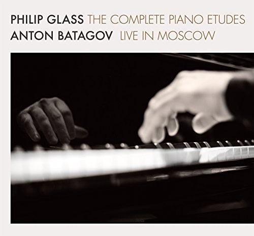 the album cover for Glass / Anton Batagov - Glass: The Complete Piano Etudes