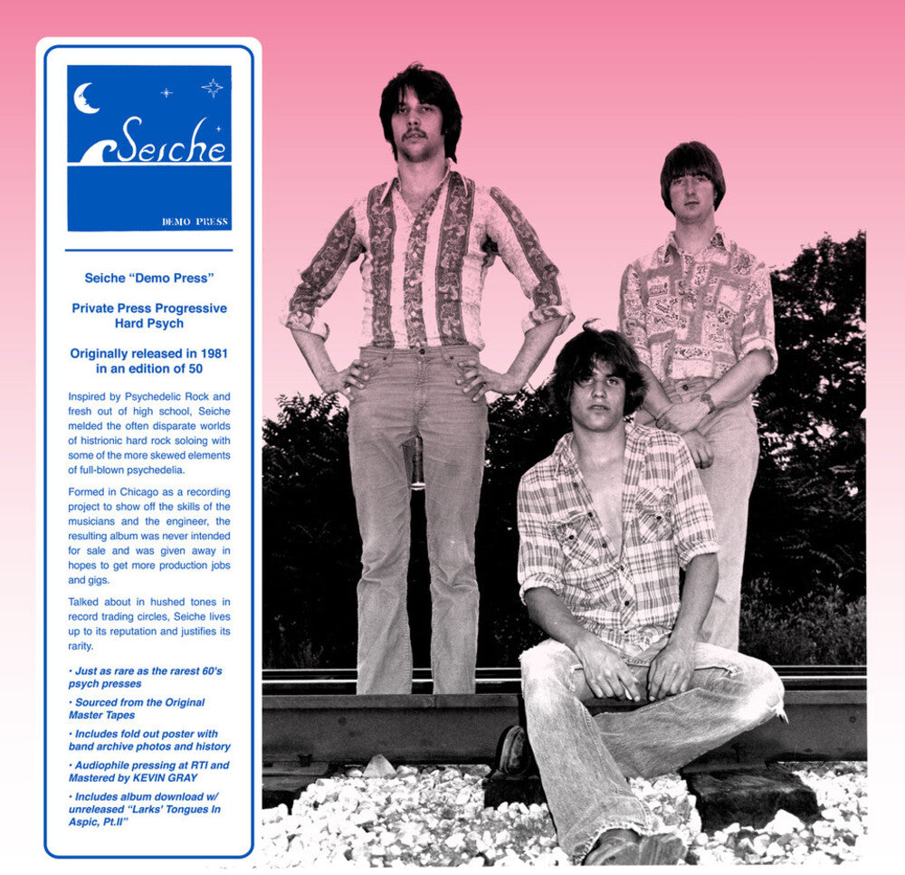 the album cover for Seiche - Demo Press