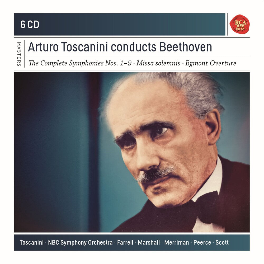 the album cover for Beethoven / Toscanini / Scott - Toscanini Conducts Beethoven