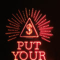 the album cover for Arcade Fire - Put Your Money On Me [Red Vinyl Single]