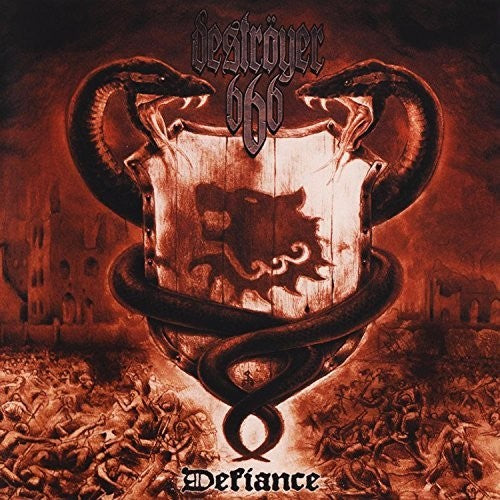 the album cover for Destroyer 666 - Defiance [Colored Vinyl] [Clear Vinyl] [Limited Edition]