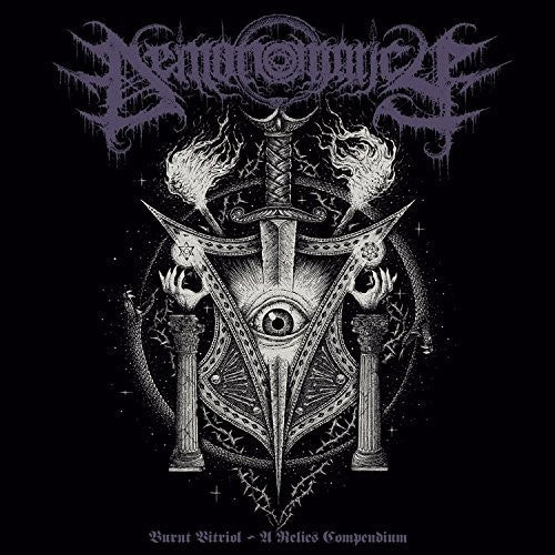 the album cover for Demonomancy - Burnt Vitriol: A Relics Compendium
