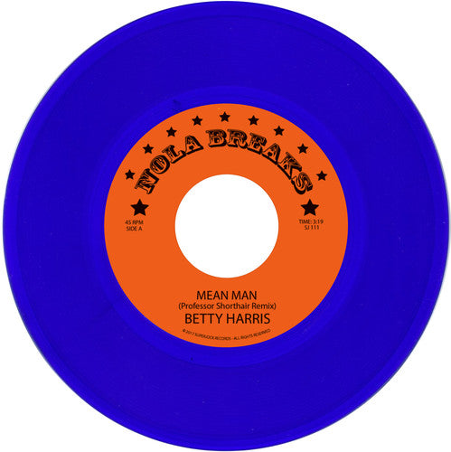 the album cover for Nola Breaks V5 - Betty Harris / Robert Parker (Blue)