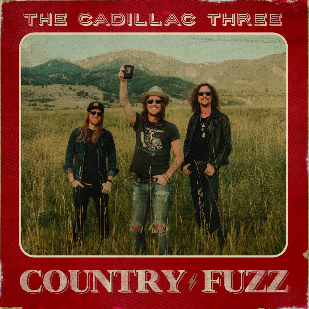 the album cover for The Cadillac Three - COUNTRY FUZZ