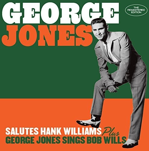 the album cover for George Jones - Salutes Hank Williams / George Jones Sings Bob Wills